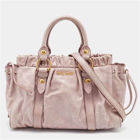 miu miu vitello lux satchel bag